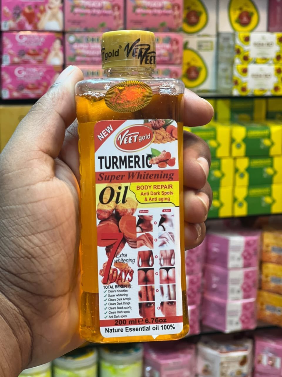 WhatsApp Image 2026-09-27 at 13.06.47 Veet Gold Turmeric Super Whitening Oil - Image 1